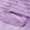 BEDELITE Fleece Throw Blanket for Couch – 3D Ribbed Jacquard