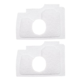 SING F LTD 2Pcs Air Filter Replacement Compatible with Stihl MS170 MS180 017 018 Lawn Mower Filter Pads Double-layer Cotton Air Filters 90x65mm White