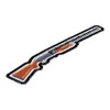 Shotgun Brown & Grey Patch, Gun Patches