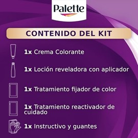 Palette Tinte para cabello Color Creme Rubio Medio 7-0, 50 ml