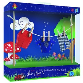 The Irish Fairy Door Company FD554146 Line with Male Cloth