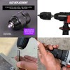 Keyless Drill Chuck 0.8-10mm 3/8-24UNF Quick Change Adapter for SDS