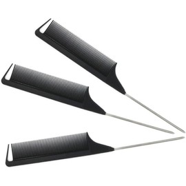SHOWERORO Pinzas para peinar el cabello y pinzas de cocodrilo para el cabello de plástico y acero inoxidable, diseño simple, sujetan el cabello firmemente para uso individual