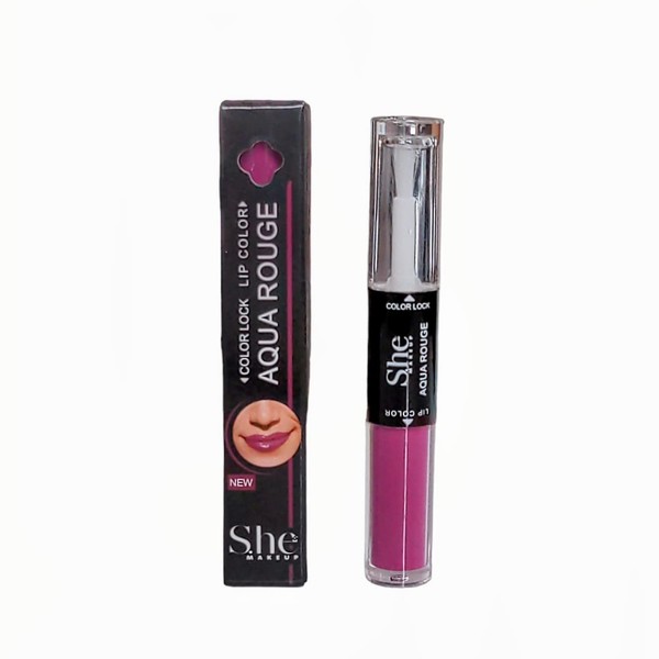 Aqua Rouge Matte Liquid Lipstick and Clear Lipgloss Duo by