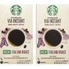 Starbucks Via Ready Brew, Decaf Italian Dark Roast Instant Coffee,