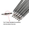 AMEYXGS 34 Inch Carbon Arrows 400 Spine Hunting Arrows with