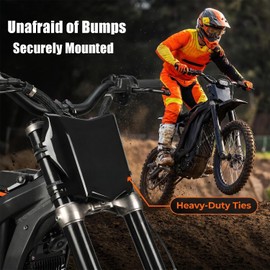 Electric Dirt Bike Front Number Plate for Surron Light Bee X/S,Talaria Sting,Yozma in10,Tuttio,Ridstar Q20 & Super73-Number Plate for Ebike Motocross Style Face Plate to Hide Wires,Ebike Accessories