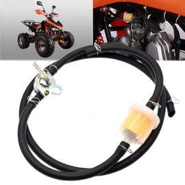 Royitay Petrol 6 mm Diameter Fuel Filter Kit Fuel Line Petrol Switch of the Petrol Tap Hose Line for 50cc 70cc 90cc 110cc 125cc 150cc for Gas Generator Engine Replacement Part