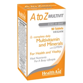 HealthAid A to Z Multivit - 90 Vegan Tablets, Pack of 1