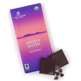 Lake Champlain Restorative Moments Lightly Salted Dark Chocolate Bar, 3 Ounces