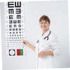 KICHOUSE 2pcs Eyesight Chart Eye Exam Chart Visual Test for