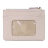 Julia Buxton Pebble RFID Pik-Me-Up® Slot Coin Pouch White Pepper