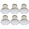 6Pcs Desktop Table Lamp Cover Fabric Lampshade Accessory for E14