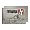 Battleship Tirpitz (Ship Plaque), Metal