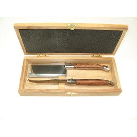 Fleur de Lys Laguiole Rosewood 2 piece cheese set