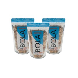 BOLA granola Barely Sweet, Low Sugar, Almond & Pumpkin Seed Granola, 12oz - 3 PACK