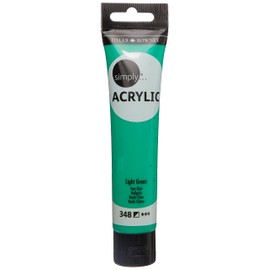 Daler-Rowney Simply Acrylic Paint, Plastic Tube, 2.54oz - 75 ml, Light Green