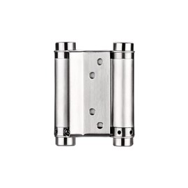 Bisagra Acogedor - Bisagras de resorte de doble acción de 3 pulgadas - 2 vías para puerta abatible de salón Puerta de cocina de restaurante, bisagra de acero inoxidable de 2 piezas