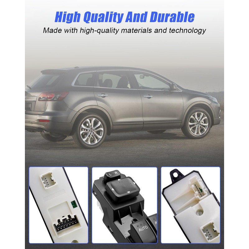 Front Left Power Window Switch Fit for Mazda CX-9 2007-2015,