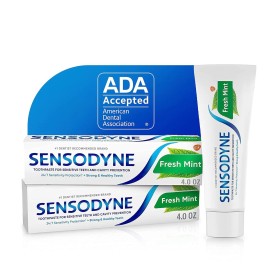 Sensodyne Pronamel Fresh Breath Enamel Toothpaste & Fresh Mint Cavity Toothpaste - Fresh Mint, 4 Oz, 2 Pack