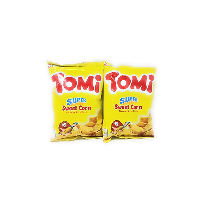 Tomi Super Sweet Corn Chips, 3.88oz (110g), 2 Pack