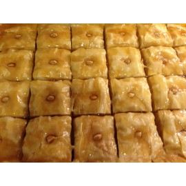 MunaZico Organic Large Baklava with Almond & RAW Honey! Unique Quality 5LB  24 bigPiece