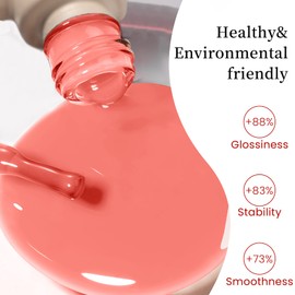 MAYCHAO 15ML Carrot Gel Nail Polish 1Pc Orange Gel Polish Soak Off UV LED Nail Polish Nail Art Starter Manicure Salon DIY at Home, 0.5 OZ