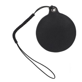 4.7cm Leather Lens Cap Sticker 15cm with String Instant Camera Lens Cap Keeper Holder Lens Cap Holder for Polaroid Mini EVO - Anti-lost Lens Cap
