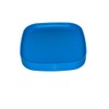 Tupperware 8 Inch Square Plates 4 Blue