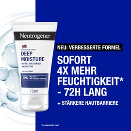 Neutrogena Deep Moisture Sofort einziehende Bodylotion 6x75ml