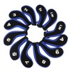 Scott Edward 12pcs Number Print Golf Club Irons Covers Neoprene