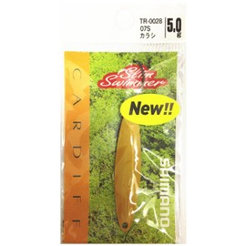 Shimano TR-0028 07S Cardiff Area Spoon, Slim Swimmer, 0.2 oz (5.0 g), Mustard 713810