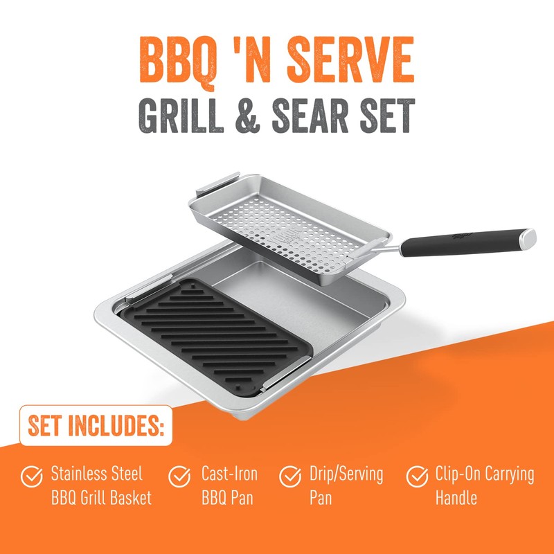Yukon Glory™ SEAR 'N SERVE Set (BBQ 'N SERVE Grill
