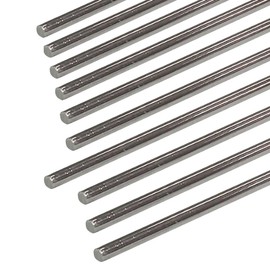 Hikari Molle Aluminum Round Bar 533 39.4 x 0.1 inches (1000 x 3 mm), Set of 10