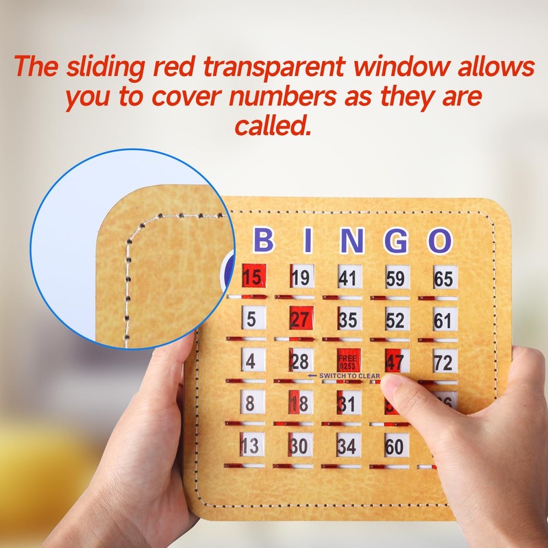 GSE Games & Sports Expert 5Ply Stitched Shutter Bingo Cards,