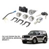 Car Full Lock Cylinder Key Set MR259111 Replacement for Mitsubishi
