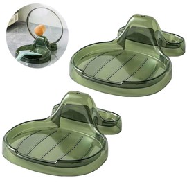 2 Pack Spoon Rest for Multiple Utensils & Lid Holder, Utensil Rest for Kitchen Counter, Cooking Spoon Holder with Drip Pad for Stove Top, Utensil Holder for Spatula, Ladle, Tongs, Spatula Holder