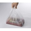 HEIKO 62-1001-76 EF Hand Plastic Bags, Natural (Translucent), Hanger Type,