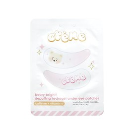 The Crème Shop Beary Smooth Hydrogel Under Eye Patches Cute Beary Design - Caffeine & Vitamin C (Pack of 1)