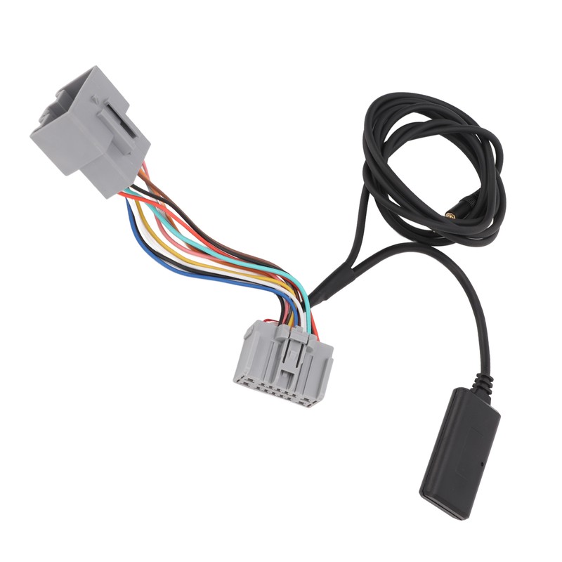 Car Bluetooth AUX Module Wireless Black Radio Adaptor Replacement for