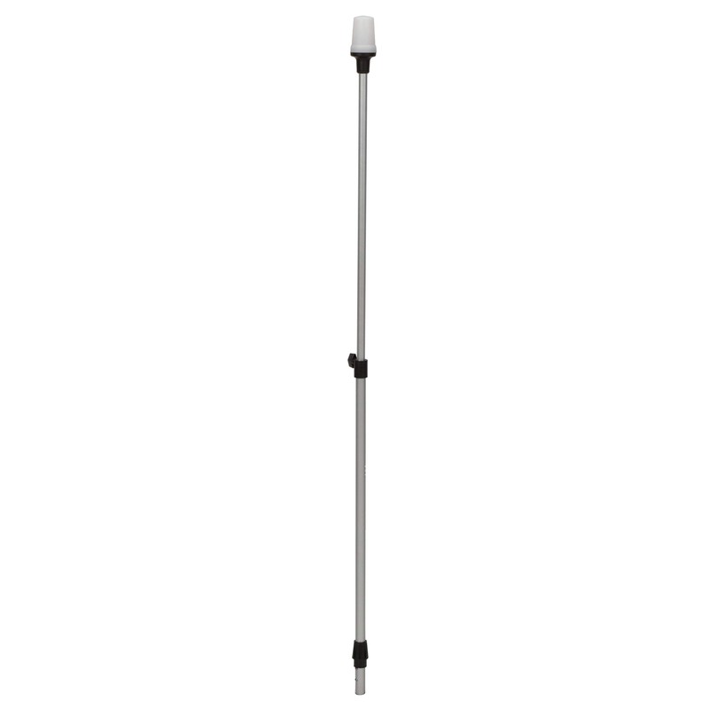 attwood 5610-48-7 Telescoping Pole Light, All-Around Light, Height-Adjustable 26-42 inches,