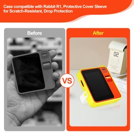 CATOSUM Case Compatible with Rabbit R1, Protective Cover Sleeve for Scratch-Resistant, Drop Protection, Accessories fits Rabbit R1