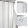 Waterproof Fabric Shower Curtain Thick Bathroom Curtain (Sea, 180x180cm)