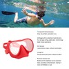 Scuba Diving Goggles Anti Fog Tempered Glass Snorkeling Dive Mask