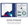 Samsill 1-Inch Value View Binder, Cobalt (18536)