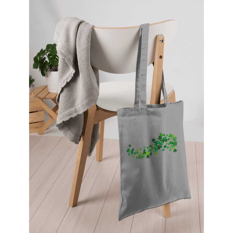 Baumwolltasche - St. Patricks Day - Kleeblätter Glück Glücksbringer Shamrock