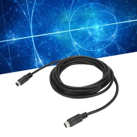 9 Pin Male to 9 Pin Male Sound Input Cable, Audio Input Cable, Plug and Play Mini Din 9PIN Adapter Cable Eco Friendly for Speaker