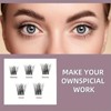 3/2/1SET MAKE UP Eyelash Clusters Kit 168Pcs with Lash Bond