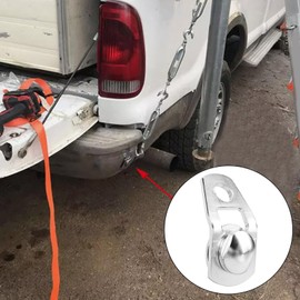 Jiawu Rear Anchor Tie Downs, 182866 Universal Rustproof Coating Truck Tie Down Anchors for S-10 S-15 1973-2011, Compatible with Multiple Truck Models, Maximum Strength