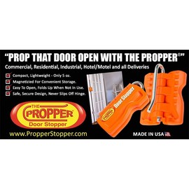 Propper Tope de Puerta - Tope de puerta profesional para mudanza de oficina, hogar o escuela, ideal para policía, administración, bomberos y cualquier